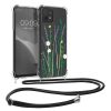 Etui Kwmobile ze smyczą do Motorola Moto G84, wielokolorowe, silikonowe, KWM000022RO002C