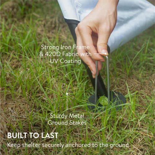 Navaris składany daszek przeciwsłoneczny dla zwierząt, 120x116x96 cm, NAV0000382D001C