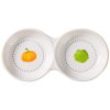 Castron dublu Navaris anti-varsare pentru animale mici, ceramica, NAV000013SF002C