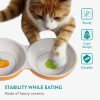 Castron dublu Navaris anti-varsare pentru animale mici, ceramica, NAV000013SF002C