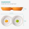 Castron dublu Navaris anti-varsare pentru animale mici, ceramica, NAV000013SF002C