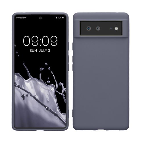 Etui Kwmobile do Google Pixel 6, szare, silikonowe, KWM000013DV045C
