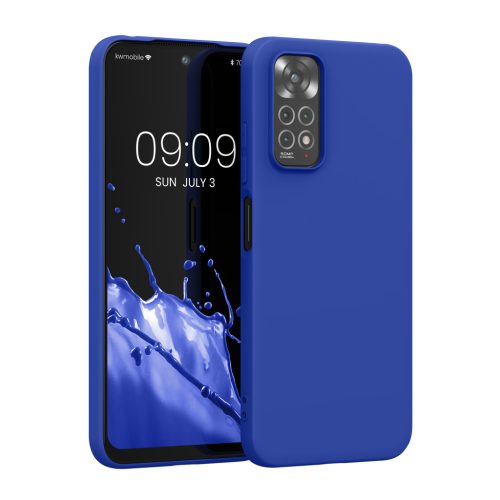 Etui Kwmobile do Xiaomi Redmi Note 11/Note 11s, niebieskie, silikonowe, KWM0000150V057C