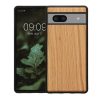 Etui Kwmobile do Google Pixel 7a, brązowe, drewno/silikon, KWM000019YJ003C
