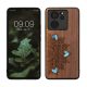 Etui Kwmobile do Xiaomi 13T/13T Pro, brązowe, drewno/silikon, KWM000020IR004C