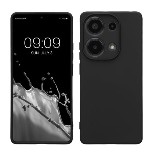Etui Kwmobile do Xiaomi Redmi Note 13 Pro, czarne, silikonowe, KWM000020NZ001C