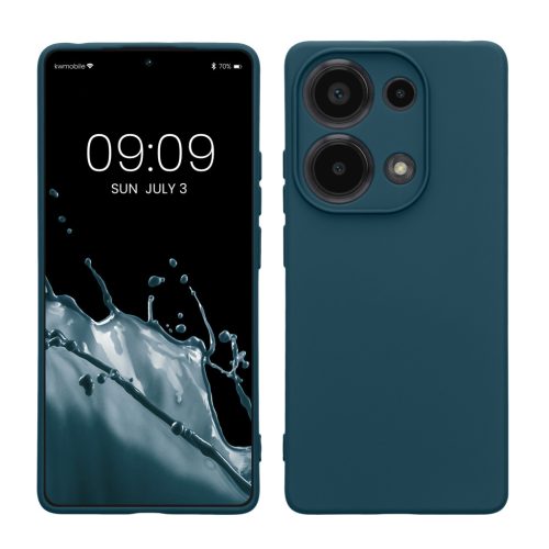 Etui Kwmobile do Xiaomi Redmi Note 13 Pro, niebieskie, silikonowe, KWM000020NZ004C