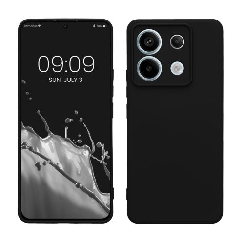 Etui Kwmobile do Xiaomi Redmi Note 13 Pro 5G, czarne, silikonowe, KWM000020OA001C