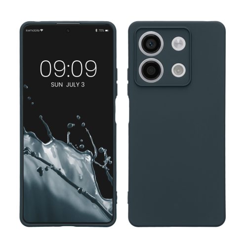 Etui Kwmobile do Xiaomi Redmi Note 13, ciemnozielone, silikonowe, KWM000020OB002C