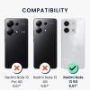 Etui Kwmobile do Xiaomi Redmi Note 13, różowe, silikonowe, KWM000020OB005C