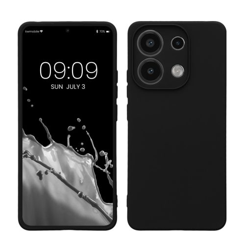 Etui Kwmobile do Xiaomi Redmi Note 13, czarne, silikonowe, KWM000020OD001C