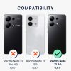 Etui Kwmobile do Xiaomi Redmi Note 13, czarne, silikonowe, KWM000020OD001C