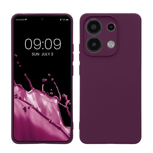 Etui Kwmobile do Xiaomi Redmi Note 13, Fioletowe, Silikonowe, KWM000020OD003C