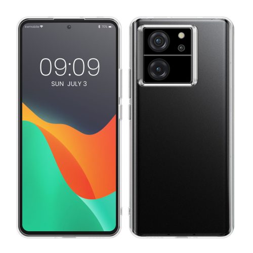 Etui Kwmobile do Xiaomi 13T/13T Pro, przezroczyste, silikonowe, KWM000020OE001C