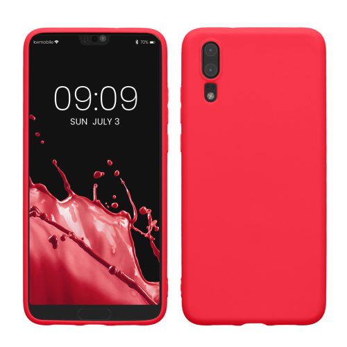 Etui Kwmobile do Huawei P20, różowe, silikonowe, KWM000008PX016C