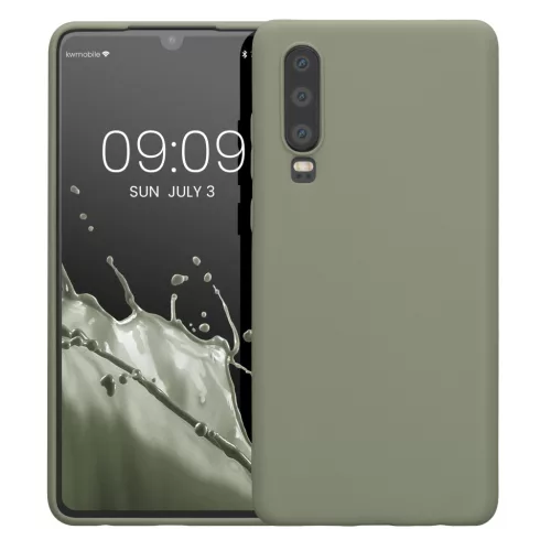 Etui Kwmobile do Huawei P30, jasnozielone, silikonowe, KWM000009MF019C