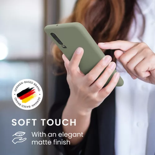 Etui Kwmobile do Huawei P30, jasnozielone, silikonowe, KWM000009MF019C