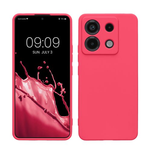 Etui Kwmobile do Xiaomi Redmi Note 13 Pro 5G, różowe, silikonowe, KWM000020LD007C