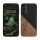 Etui Kwmobile do Samsung Galaxy A25, Brązowy/Czarny, Drewno/Silikon, KWM000021QX001C