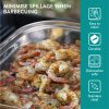 Set 2 tavi BBQ din otel inoxidabil Navaris, 34x24 cm, cu gauri de ventilatie, NAV000038EP001C