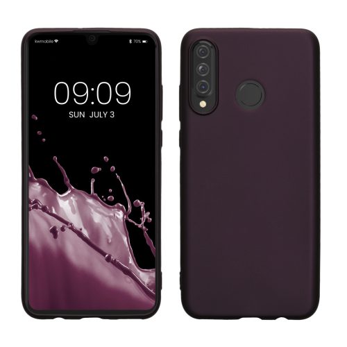 Etui Kwmobile do Huawei P30 Lite, Ciemny Fiolet, Silikon, KWM000009NH065C