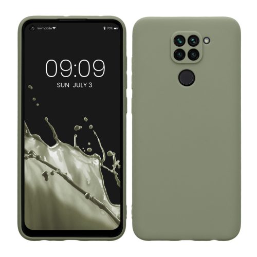 Etui Kwmobile do Xiaomi Redmi Note 9, jasnozielone, silikonowe, KWM000011FI018C