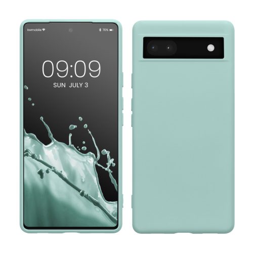 Etui Kwmobile do Google Pixel 6a, jasnozielone, silikonowe, KWM000015OO017C