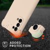 Etui Kwmobile ze smyczą do OPPO Find X3 Lite, kremowe, silikonowe, KWM0000166O010C