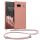 Etui Kwmobile ze smyczą do Google Pixel 7a, różowe, silikonowe, KWM000019YH009C