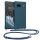 Etui Kwmobile ze smyczą do Google Pixel 7a, ciemnoniebieski, silikon, KWM000019YH010C