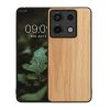 Etui Kwmobile do Xiaomi Redmi Note 13 Pro 5G, brązowe, drewno/silikon, KWM000020LJ002C