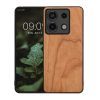 Etui Kwmobile do Xiaomi Redmi Note 13 Pro 5G, brązowe, drewno/silikon, KWM000020LJ003C