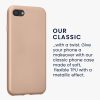 Etui Kwmobile do Apple iPhone SE (2022)/iPhone SE (2020)/iPhone 8, złote, silikonowe, KWM0000085R012C