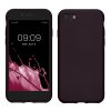 Etui Kwmobile do Apple iPhone SE (2022)/iPhone SE (2020)/iPhone 8, ciemnofioletowe, silikonowe, KWM0000085R013C