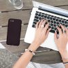 Etui Kwmobile do Apple iPhone SE (2022)/iPhone SE (2020)/iPhone 8, ciemnofioletowe, silikonowe, KWM0000085R013C