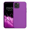 Etui Kwmobile do Apple iPhone 12/iPhone 12 Pro, fioletowe, silikonowe, KWM000013WJ008C
