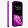 Etui Kwmobile do Apple iPhone 12/iPhone 12 Pro, fioletowe, silikonowe, KWM000013WJ008C