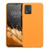 Etui Kwmobile do Motorola Moto E13, pomarańczowe, silikonowe, KWM000018HK007C
