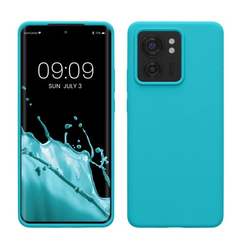 Etui Kwmobile do Motorola Edge 40, jasnoniebieskie, silikonowe, KWM0000197B012C