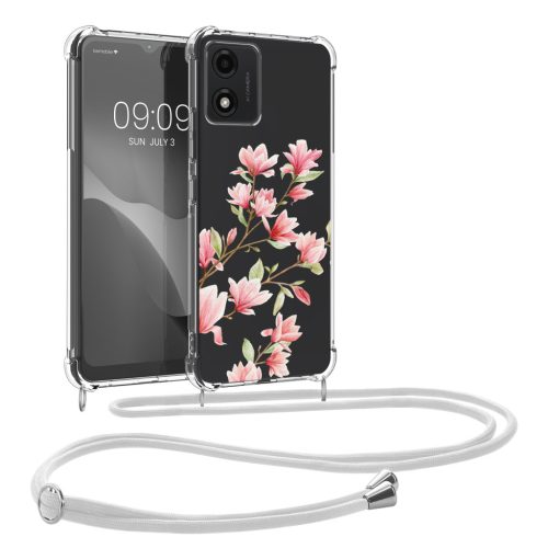 Etui Kwmobile ze smyczą do Motorola Moto E13, wielokolorowe, silikonowe, KWM000019ZF003C