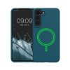 Etui Kwmobile do Samsung Galaxy S22, niebieskie, silikonowe, KWM000021RB002C