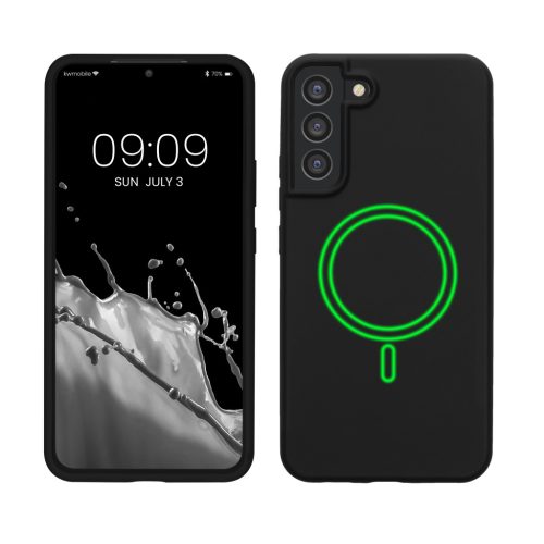 Etui Kwmobile do Samsung Galaxy S22 Plus, czarne, silikonowe, KWM000021RC001C