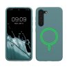 Etui Kwmobile do Samsung Galaxy S23, jasnozielone, silikonowe, KWM000021RE002C
