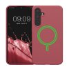 Etui Kwmobile do Samsung Galaxy S24 Plus, ciemnoróżowe, silikonowe, KWM000021RI002C