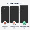 Etui Kwmobile do Samsung Galaxy S24 Ultra, czarne, silikonowe, KWM000021RJ001C