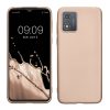 Etui Kwmobile do Motoroli Moto E13, złote, silikonowe, KWM000022OW005C