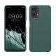Etui Kwmobile do Motorola Moto G24/Moto E14/Moto G04, zielone, silikonowe, KWM000022RP002C
