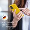 Etui Kwmobile do Motorola Moto G24/Moto E14/Moto G04, żółte, silikonowe, KWM000022RP005C