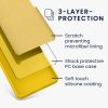 Etui Kwmobile do Motorola Moto G24/Moto E14/Moto G04, żółte, silikonowe, KWM000022RP005C