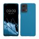 Etui Kwmobile do Motorola Moto G24/Moto E14/Moto G04, niebieskie, silikonowe, KWM000022RQ002C